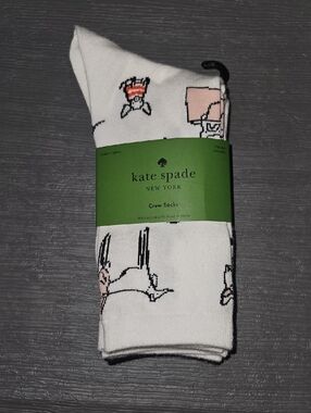 kate spade 3 Pair Crew Socks